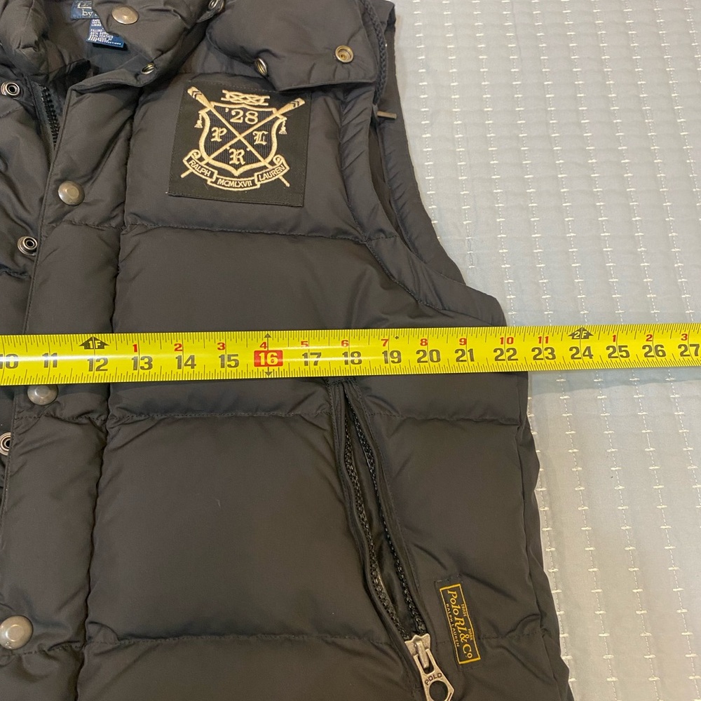 Polo by Ralph Lauren Black Puffer Vest - Picture 5 of 6